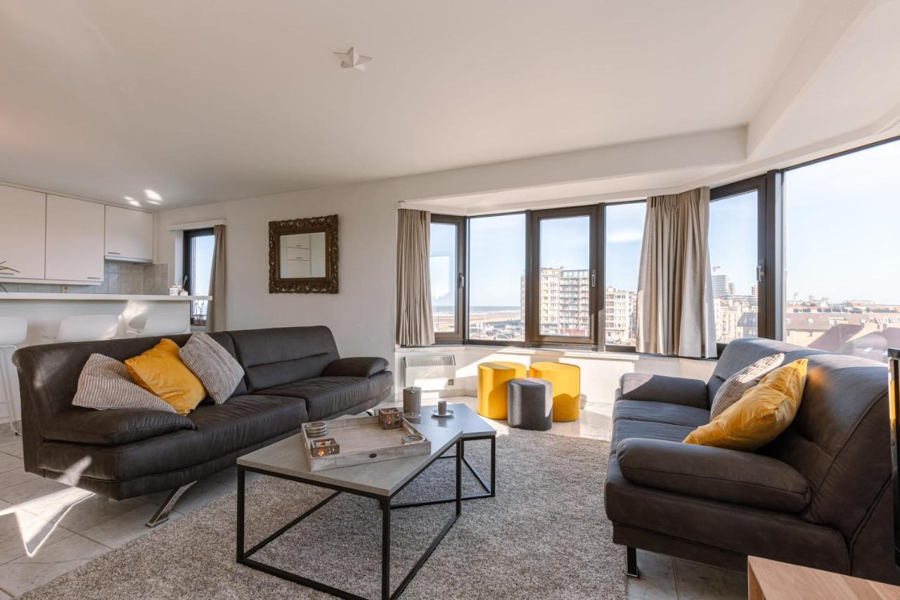 Huswell - Spacious & Modern Sea View Apartment With Garage 오스텐드 외부 사진
