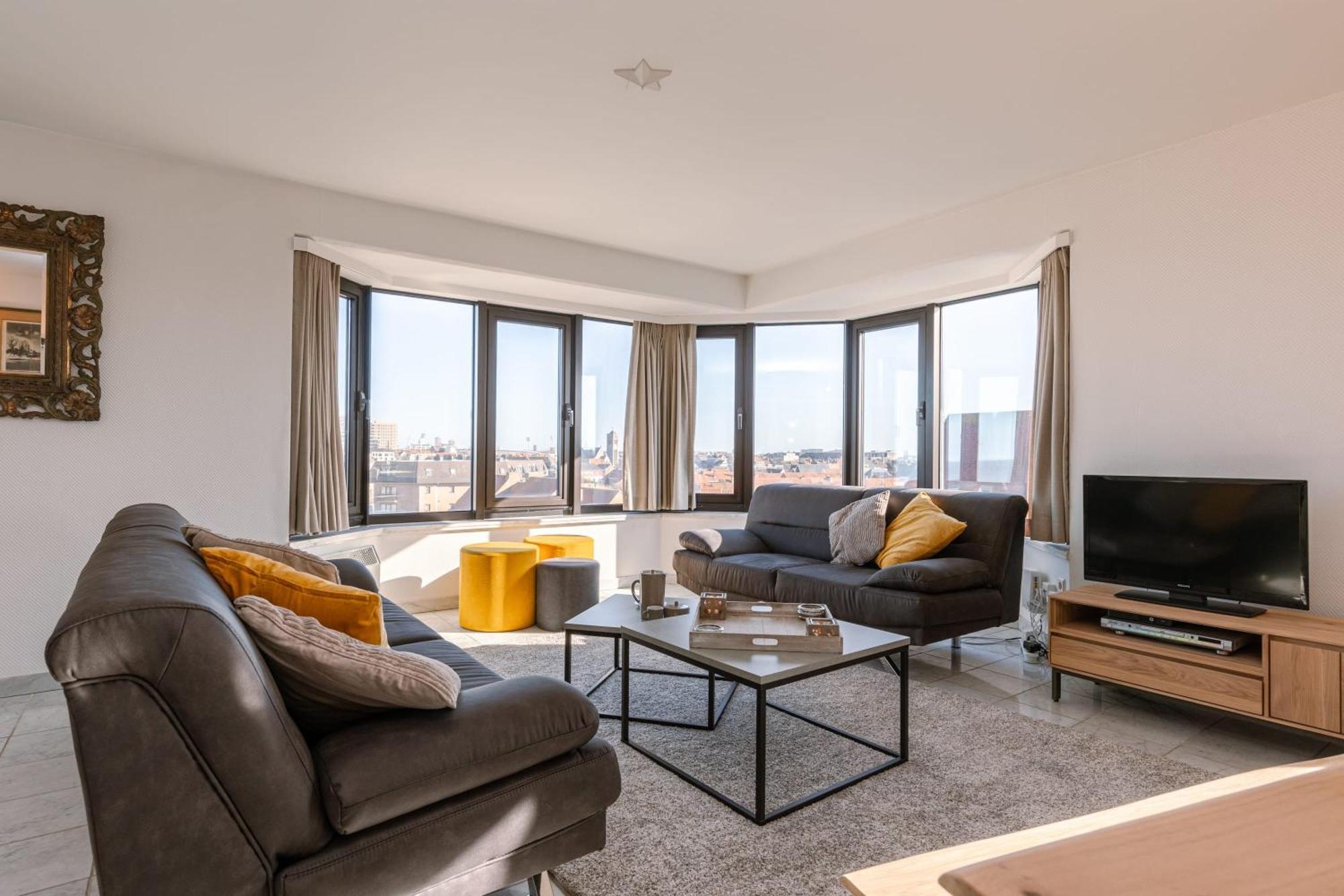 Huswell - Spacious & Modern Sea View Apartment With Garage 오스텐드 외부 사진